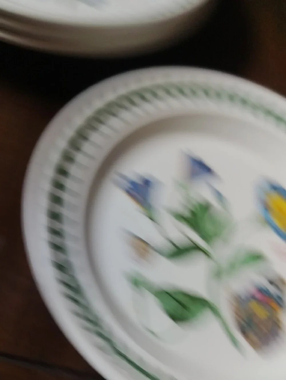 Port Meirion Botanical Convolvulus Floral Small Plate,7 Inch
